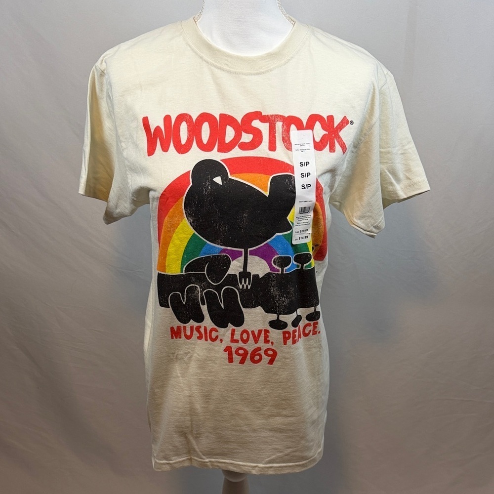 Colorful Woodstock‎ T-Shirt NWT Size Small